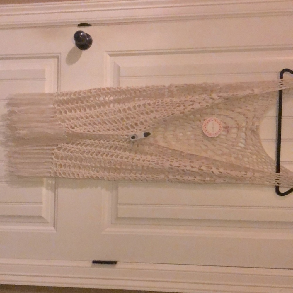 Crocheted BoHo, knit vest Umgee Medium